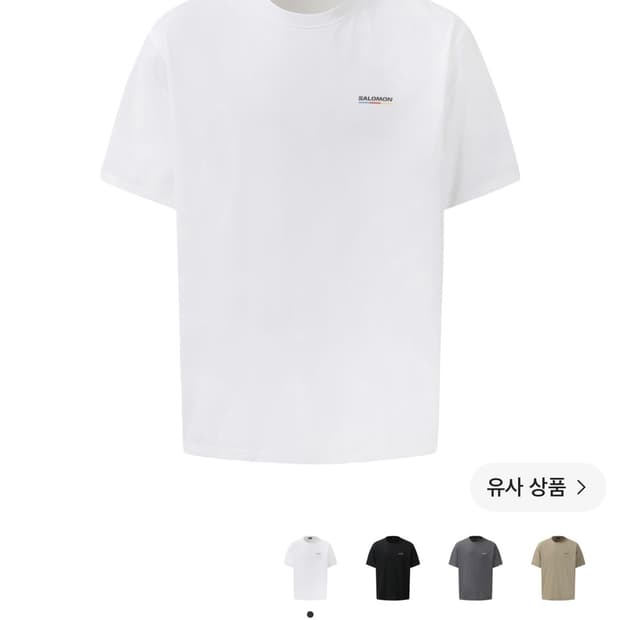 XL / 살로몬 프라이머리 아이콘 숏슬리브 화이트