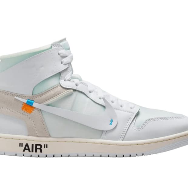 조던 1 x 버질 아블로 아카이브 레트로 하이 알래스카 화이트