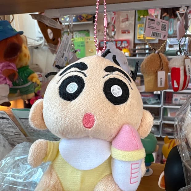 베이비 짱구 인형 키링