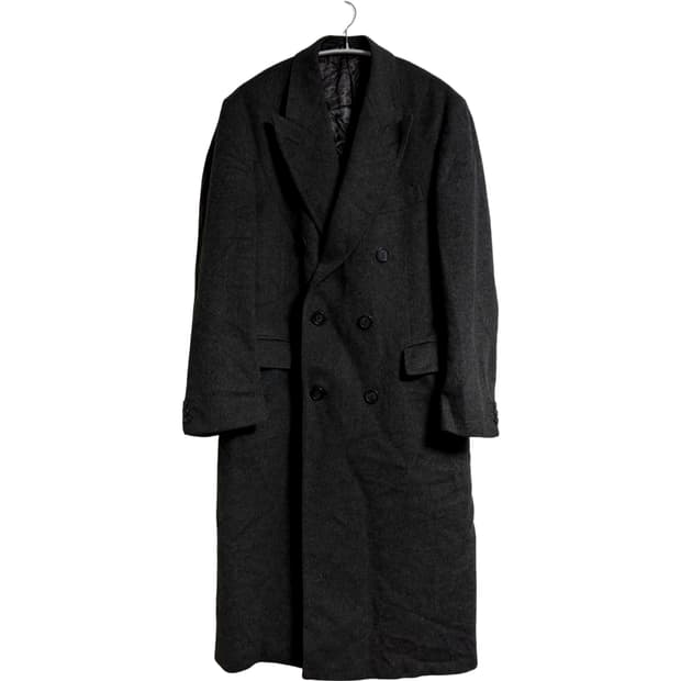 버버리 빈티지 울 캐시미어 더블 코트