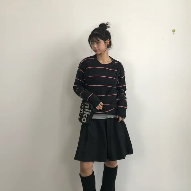 00's PPFM Wool Stripe Knit Sweater