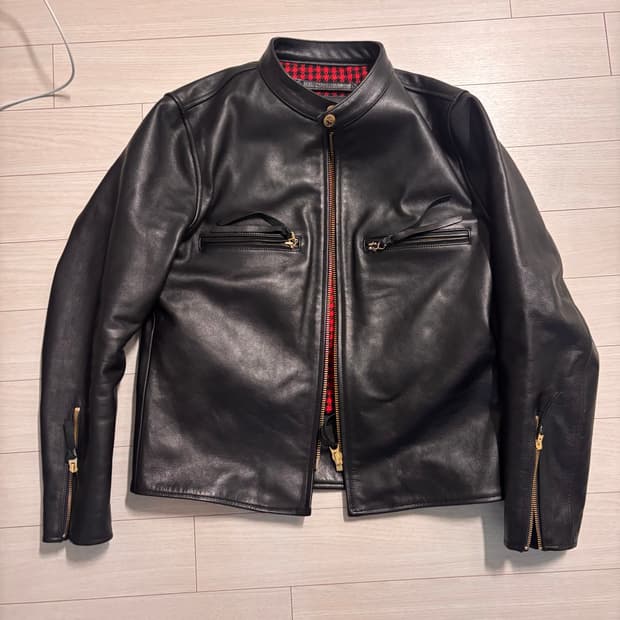 (XLsize) 말가죽 카페레이서 j100 가죽자켓