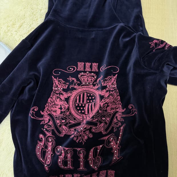 쥬시꾸뛰르 y2k 빈티지 집업