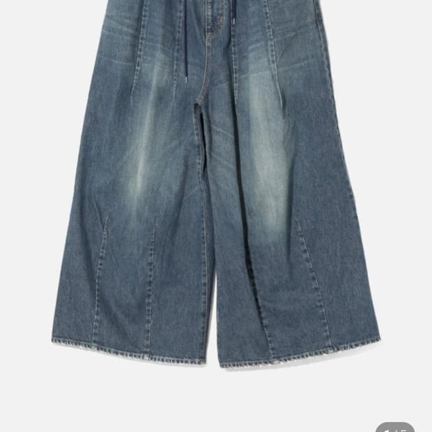 니들스 hd 데님팬츠 버기핏