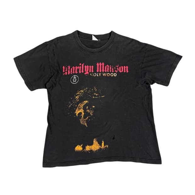빈티지 2000 Marilyn Manson 마릴린맨슨 홀리우드 티셔츠