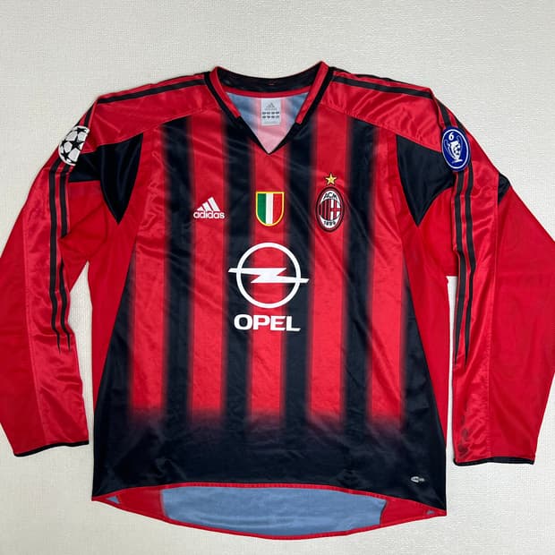 04/05 아디다스 AC밀란 홈 카푸마킹 롱슬리브 XL사이즈
