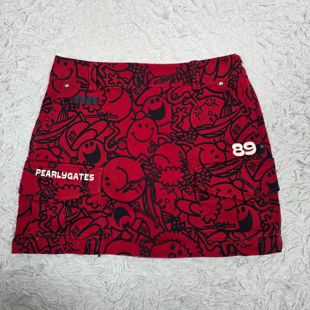 파리게이츠 스마일로고 카고 큐롯스커트 0호