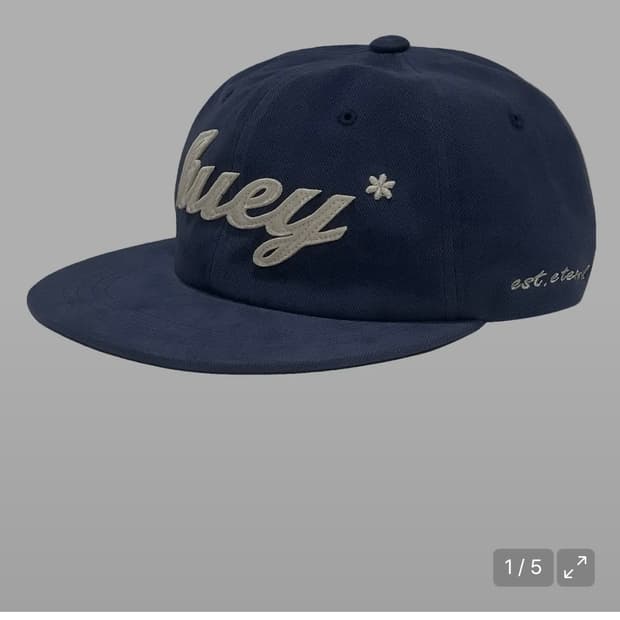 휴이 볼캡 Applique Cap [Navy]