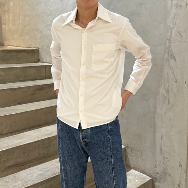 르메르 포인티드 칼라 셔츠