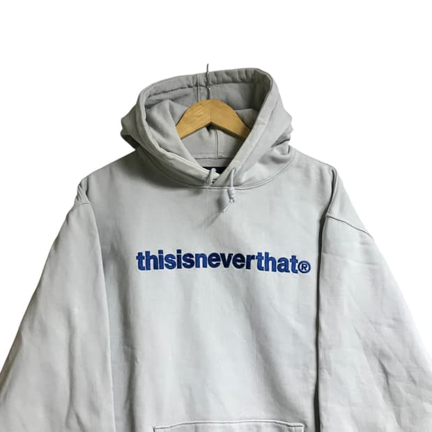 디스이즈네버댓 빅로고 후드티