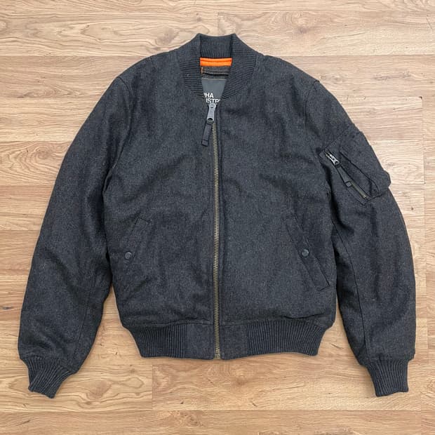 울 봄버 ma-1 자켓