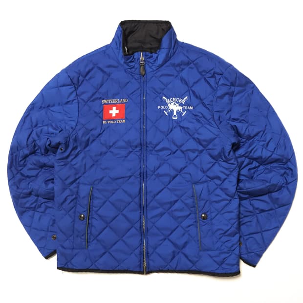 폴로 랄프로렌 스위스 머서 폴로팀 리버시블 퀄팅 자켓