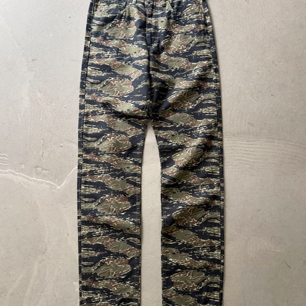 Beams Cotton Tiger Camo Pants