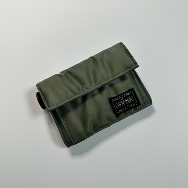 요시다포터 세이지그린 지갑