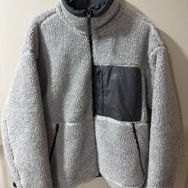 아디다스 리버시블 쉐르파자켓