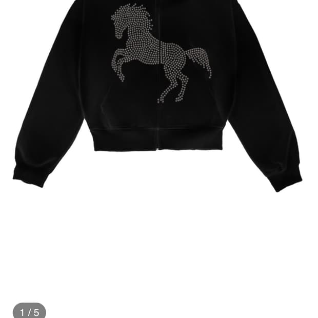 604service 스터드 후드집업