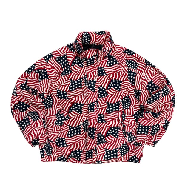 슈프림 성조기 래글런 코트자켓(M)