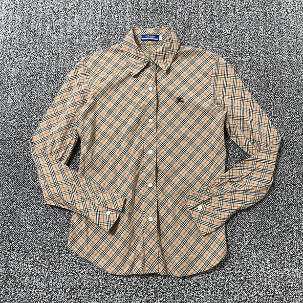 빈티지9. 버버리 블루라벨 노바 체크 셔츠