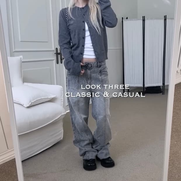 Dode denim pants 데님 팬츠 _ gray