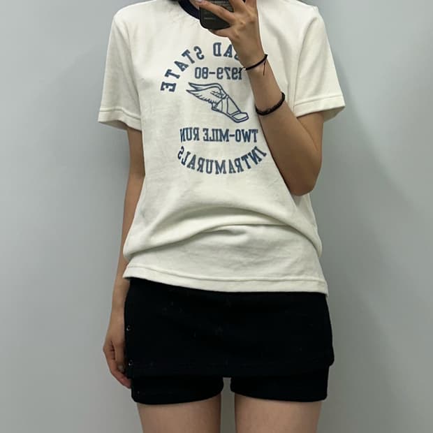 Vintage 빈티지 부클 링거 티셔츠