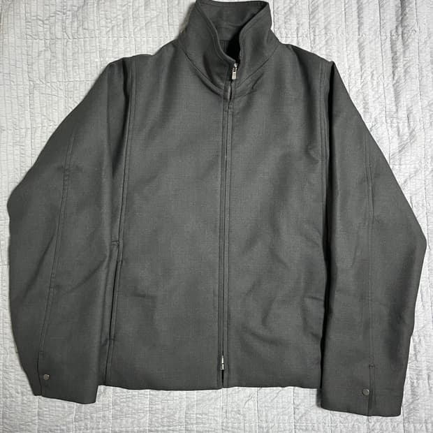 (4) irenisa 이네리사 2way 그레이 울 집업