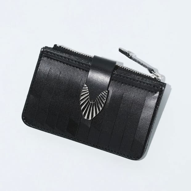 토가 TOGA 26ss 프린지 카드지갑 스몰 /블랙