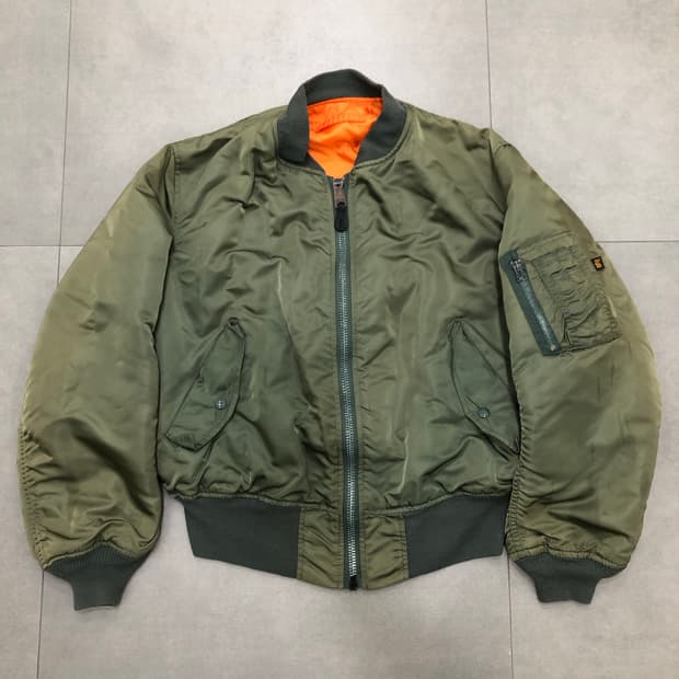 알파인더스트리 ma-1 마원 미국 usa 빈티지 항공 자켓 점퍼 L