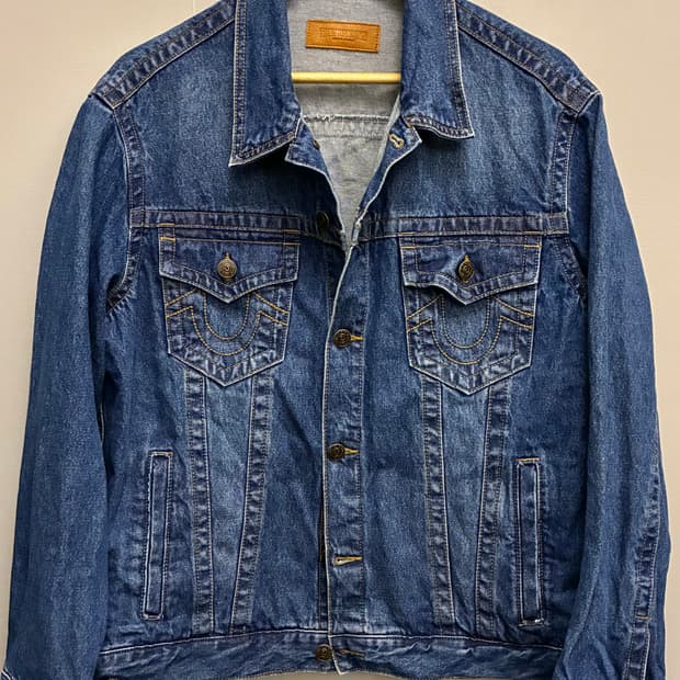 (L~XL)트루릴리전 3타입 워시드 데님자켓 트러커자켓  청자켓