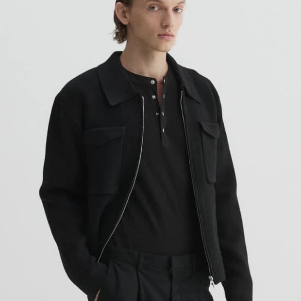 르마드 니트 자켓