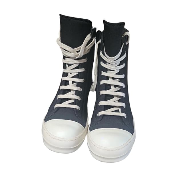 릭오웬스 블랙 하이탑 스니커즈 40