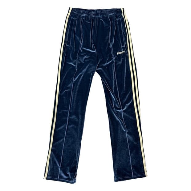 NERDY 네이비 벨벳 트랙팬츠 M