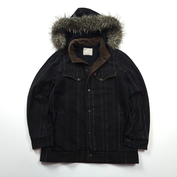 리바이스 JPN y2k 울프죠 우먼스 캔버스 자켓(85)