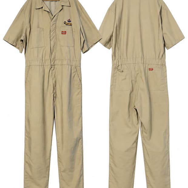 디키즈(Dickies) 레귤러 패치드 점프수트 Free