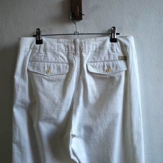 폴로 화이트 치노팬츠