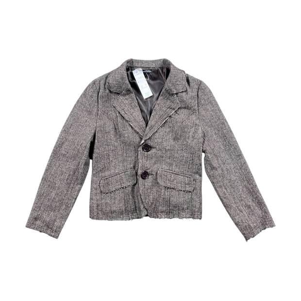 Vintage 디스 디테일 블레이져 