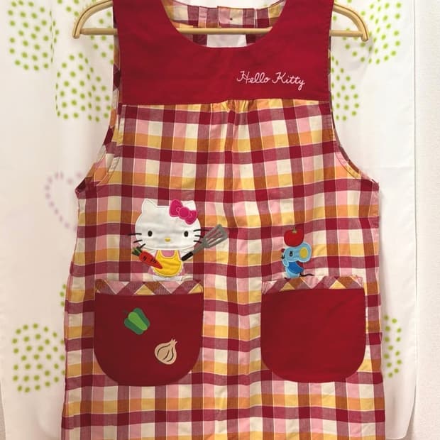 (고전) 산리오 키티 앞치마