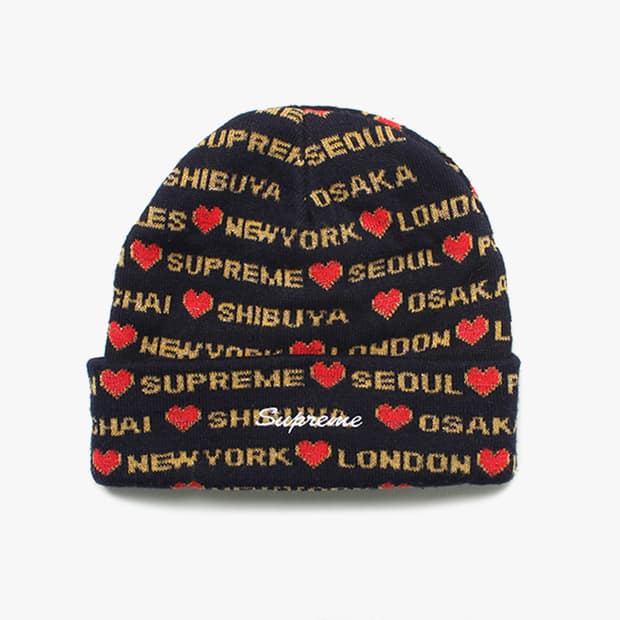 SUPREME "Black Beanie"