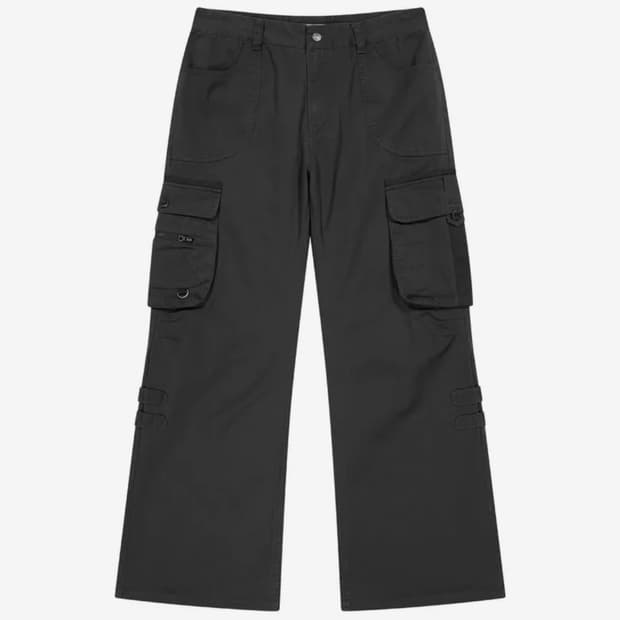 BIG POCKET CARGO PANTS CHARCOAL (Size 1)
