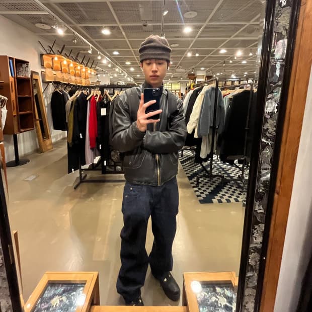 마가렛호웰 캐시미어 혼방 비니 커피컬러