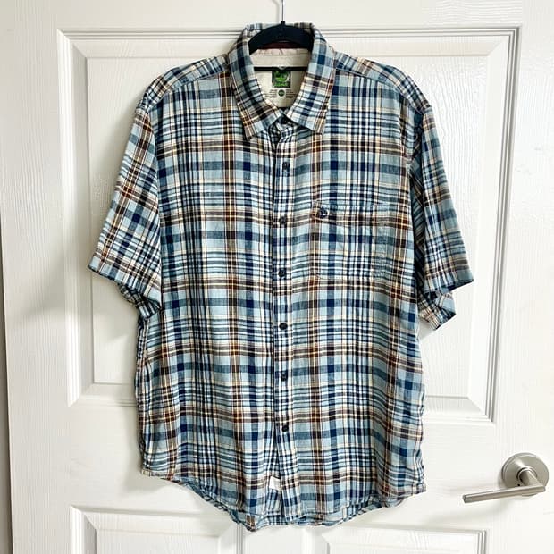Timberland check shirt (mens M)