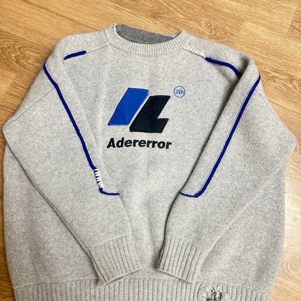 자라 아더에러 오버사이즈 스웨터 그레이