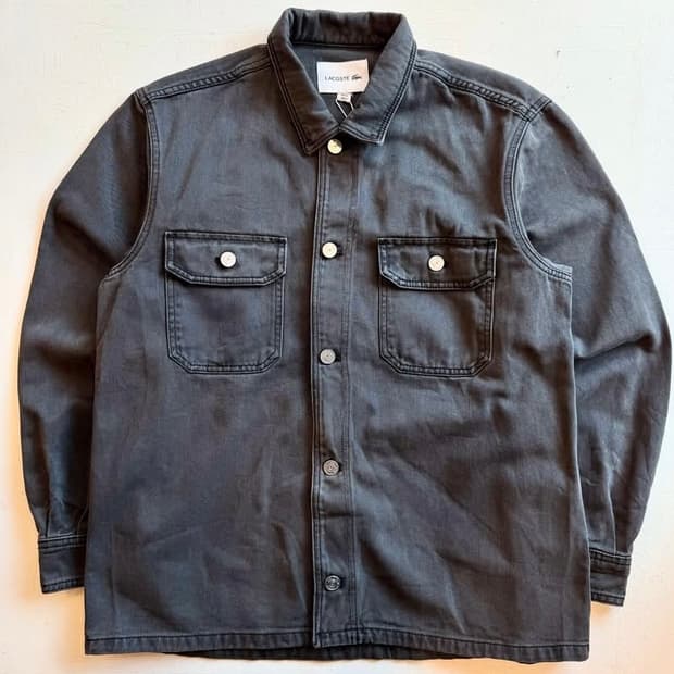 라코스테 데님 트러커 자켓