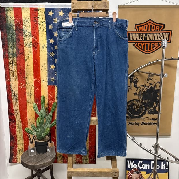 00s 디키즈 오리지널 빈티지 페이딩 카펜터 워크 데님팬츠 N1041  