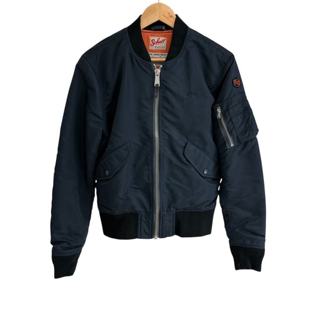 쇼트 X 아메리칸 컬리지 MA-1 봄버 자켓