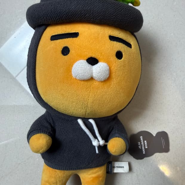 (택새상품) 카카오프렌즈 제주라이언 인형 하르방 한라봉 선물 장난감 애착