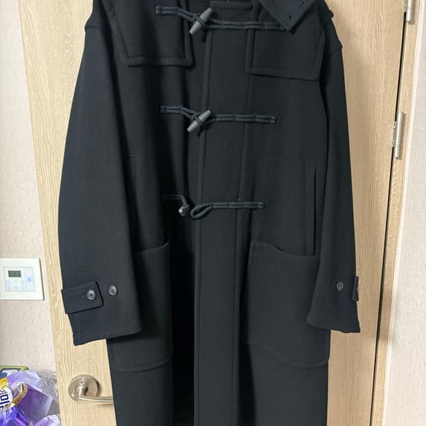 [XL] 유니클로 질샌더 +J 더플 코트 블랙 판매