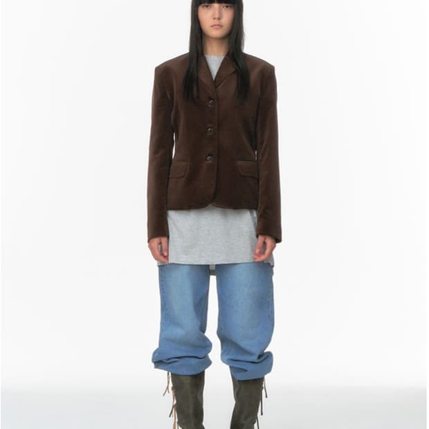 REPOS VELVET SLIM JACKET