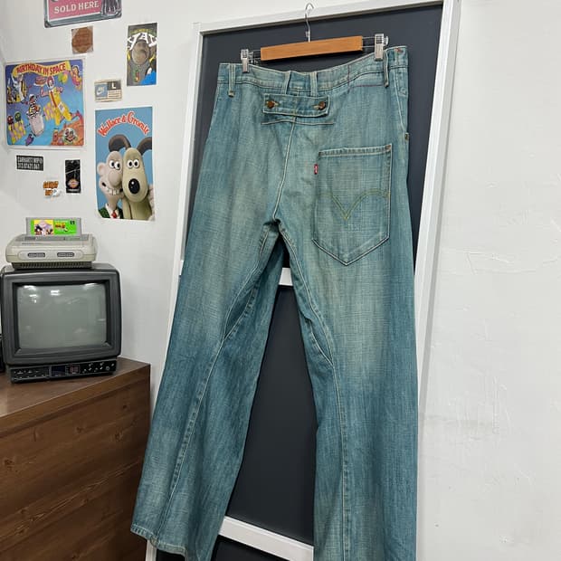 Levis 리바이스 엔지니어드 진 와이드핏 데님 팬츠