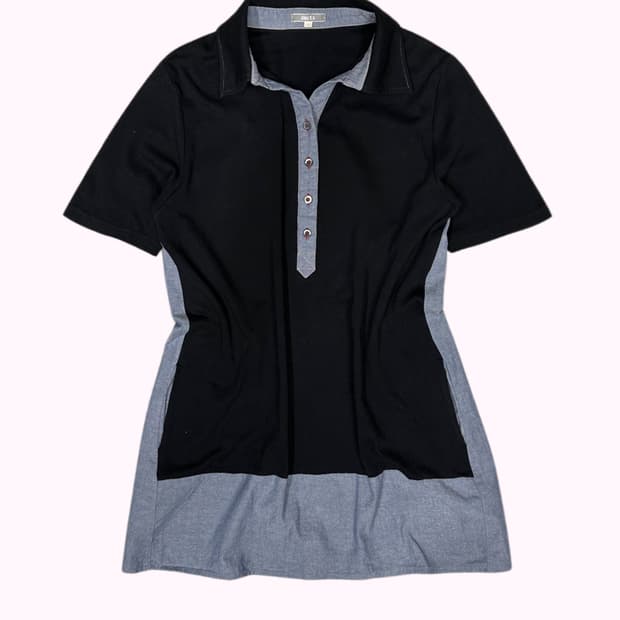 denim 2tone pk dress