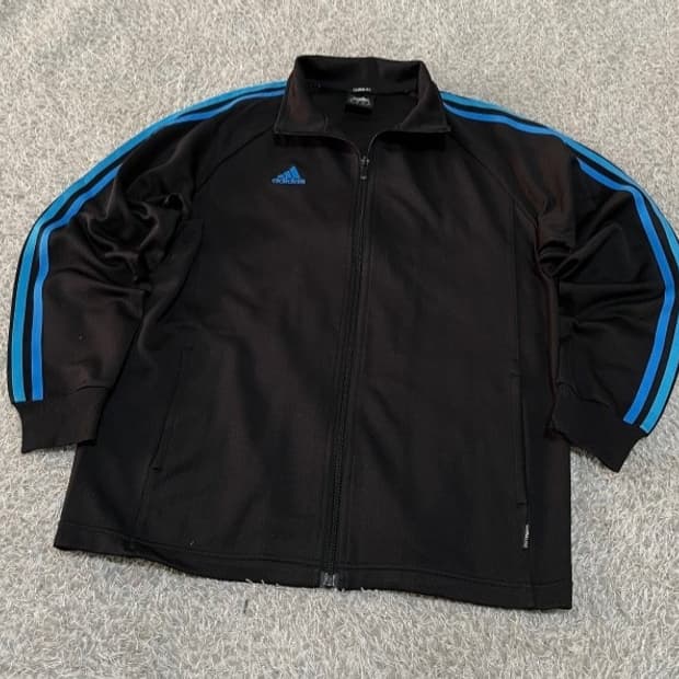 아디다스 검파 블랙 트랙탑 져지집업 95~100